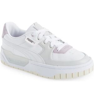 New Puma Women's 8 White & Lavender Cali Dreams Sneakers